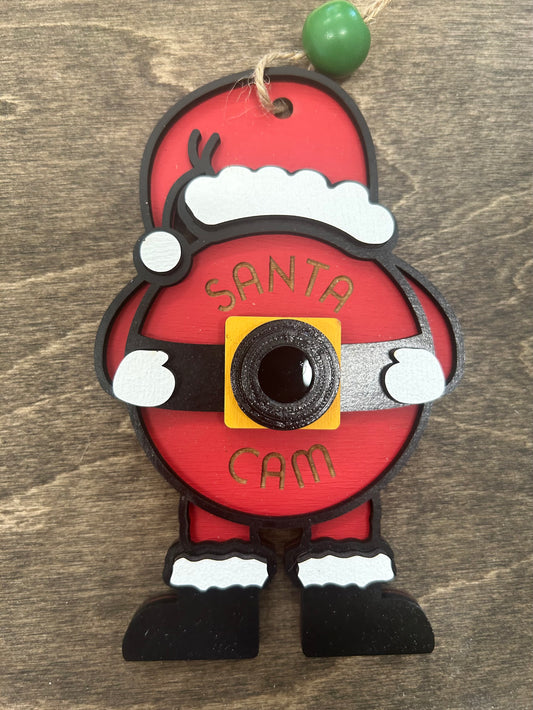 Santa Cam Ornament