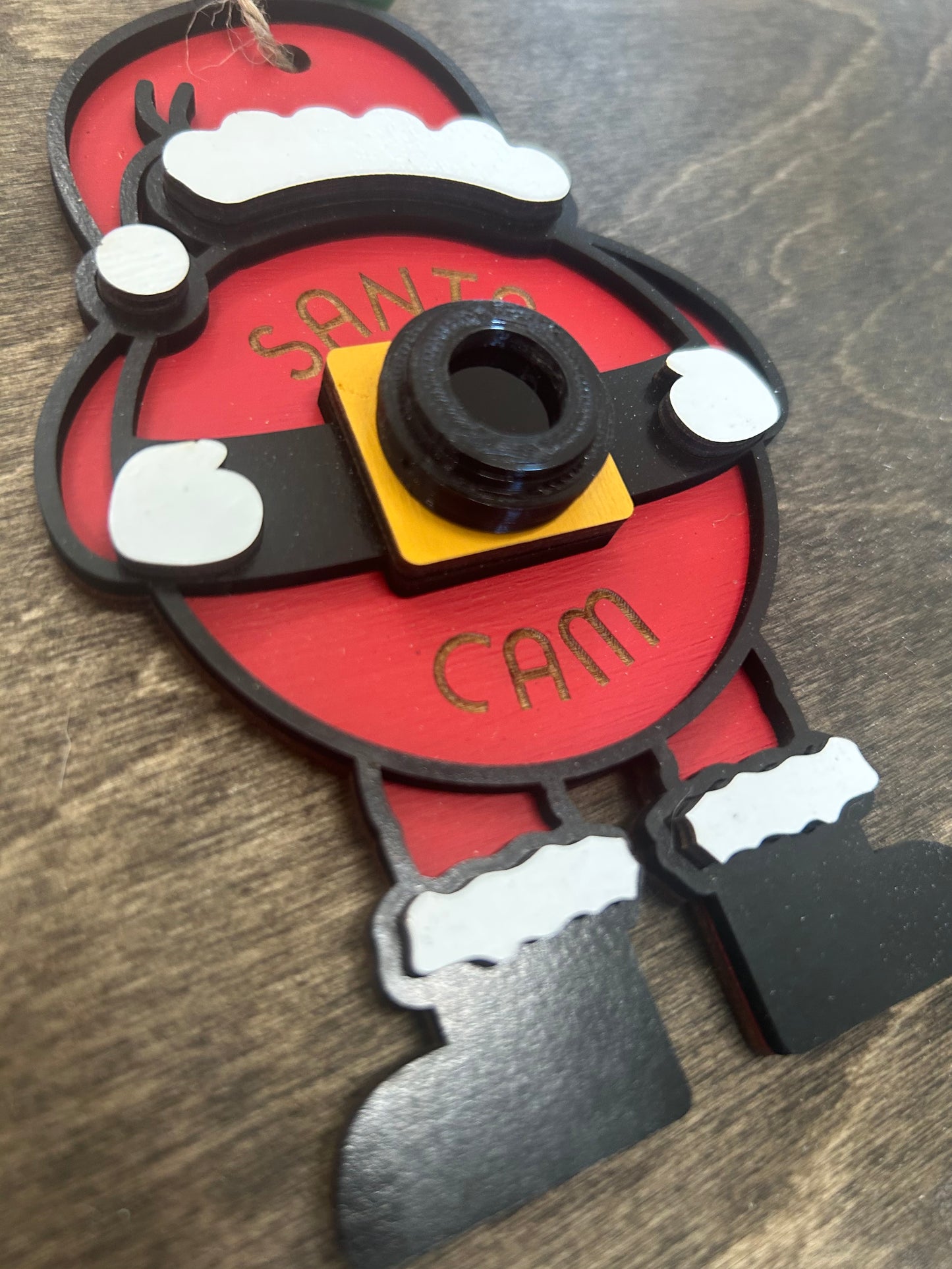 Santa Cam Ornament