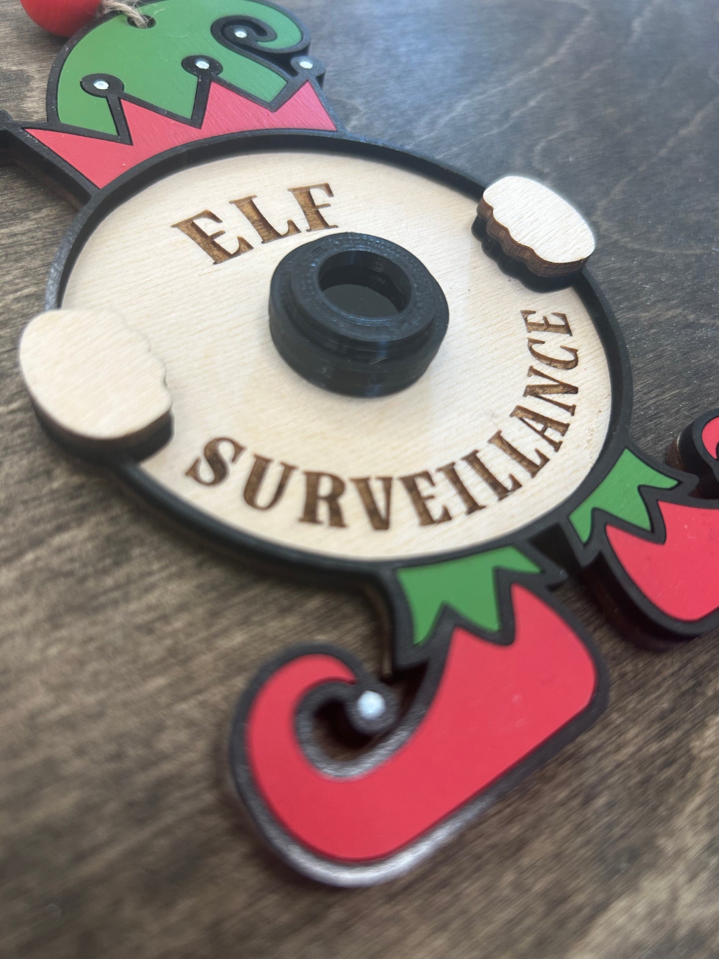 Elf Surveillance Ornament