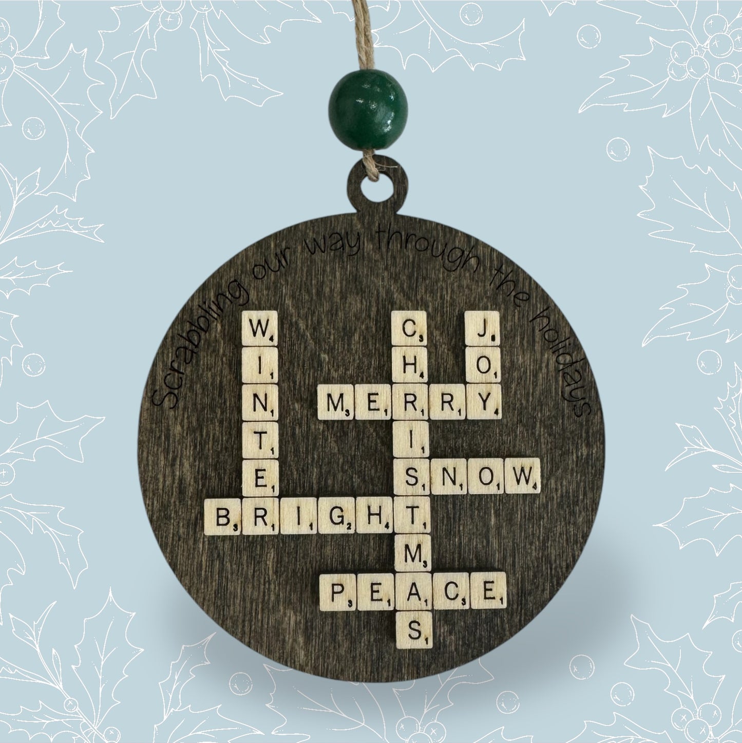 Scrabble Ornament