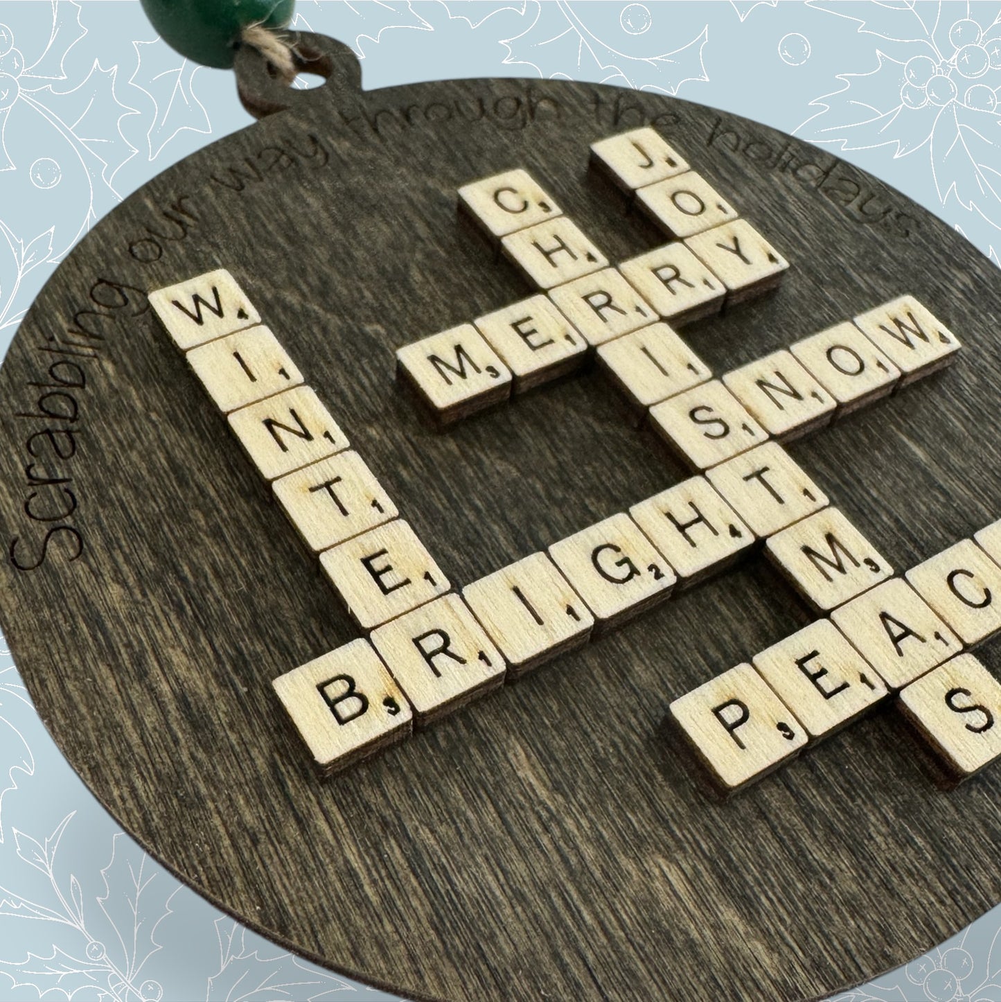 Scrabble Ornament