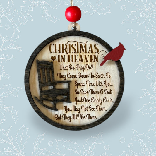 Christmas in Heaven Ornament