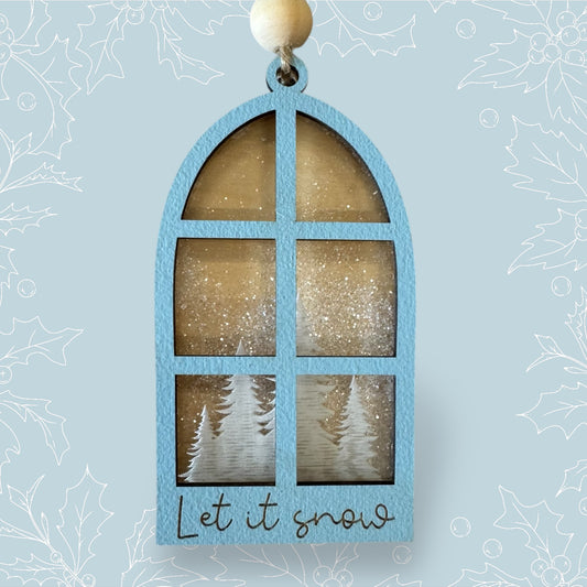 Let It Snow Shaker Ornament