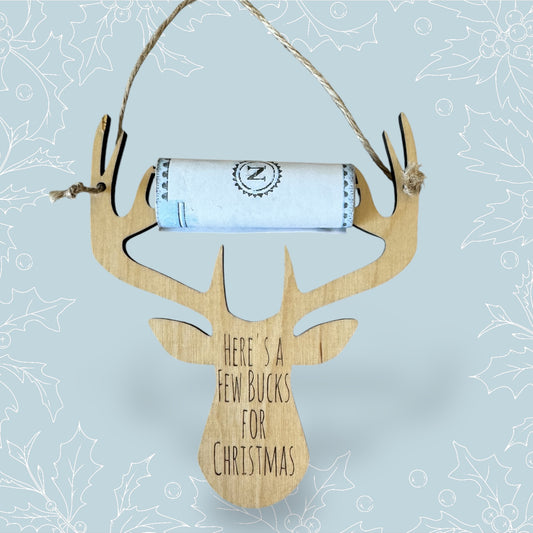 Bucks for Christmas Ornament