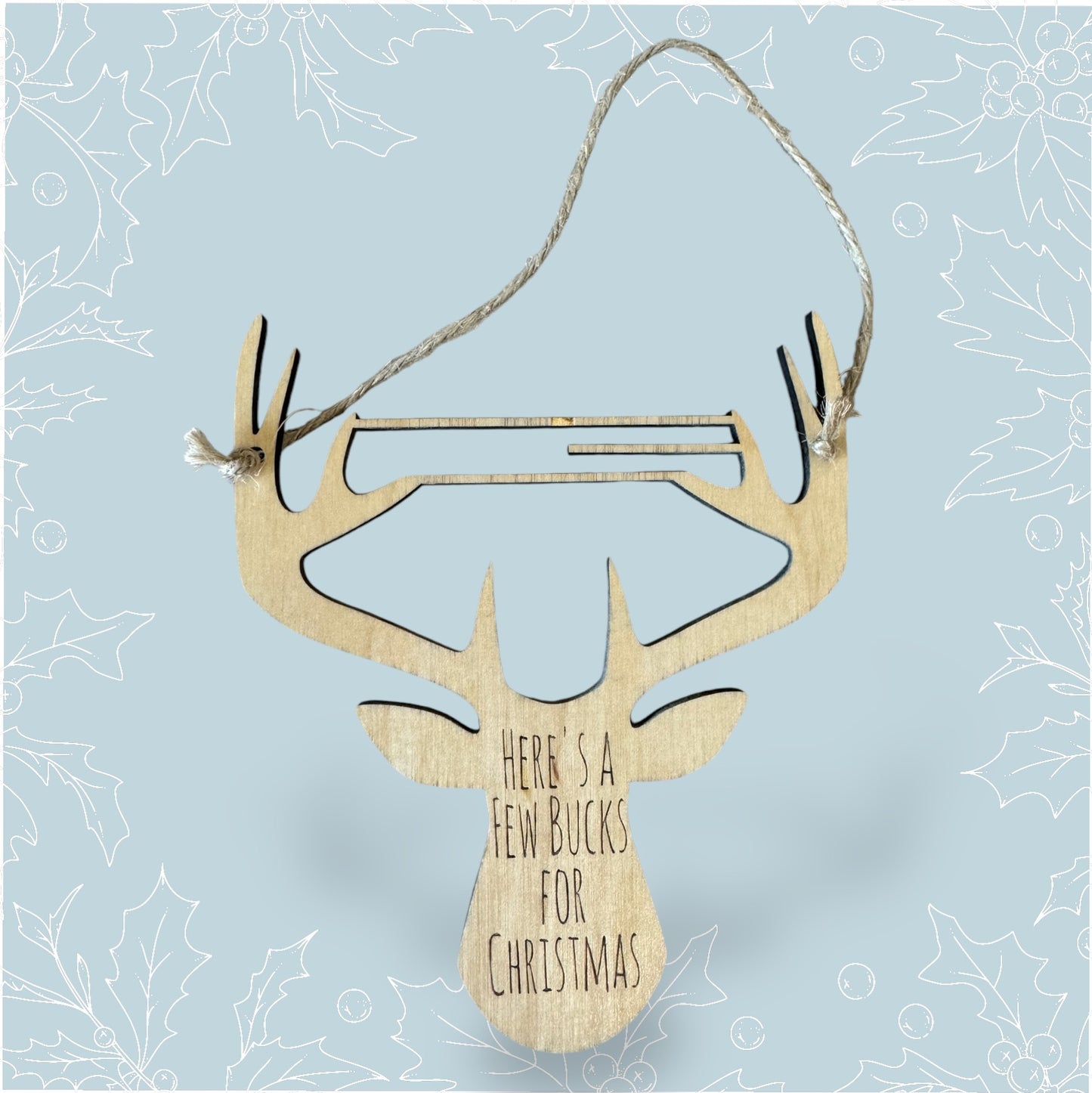 Bucks for Christmas Ornament