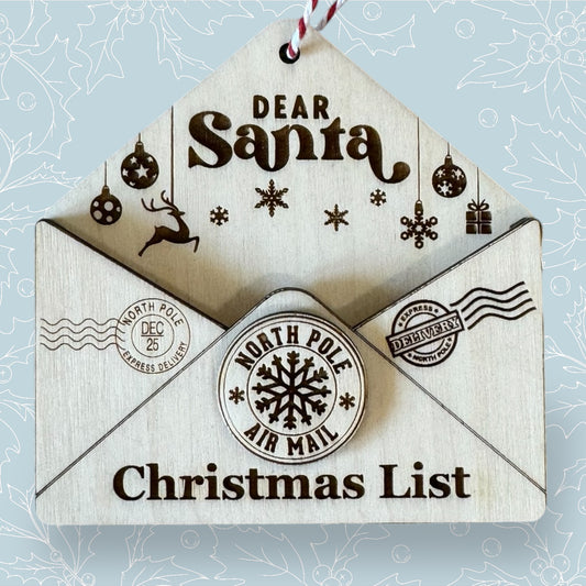 Christmas List Holder Ornament