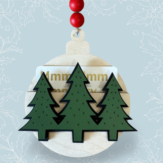 Christmas Trees Gift Card Holder Ornament