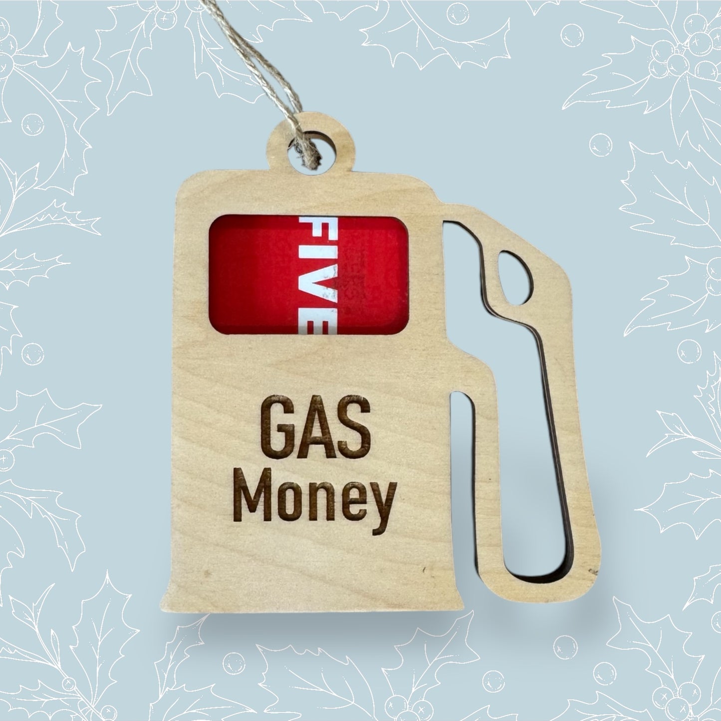 Gas Gift Card Holder Ornament