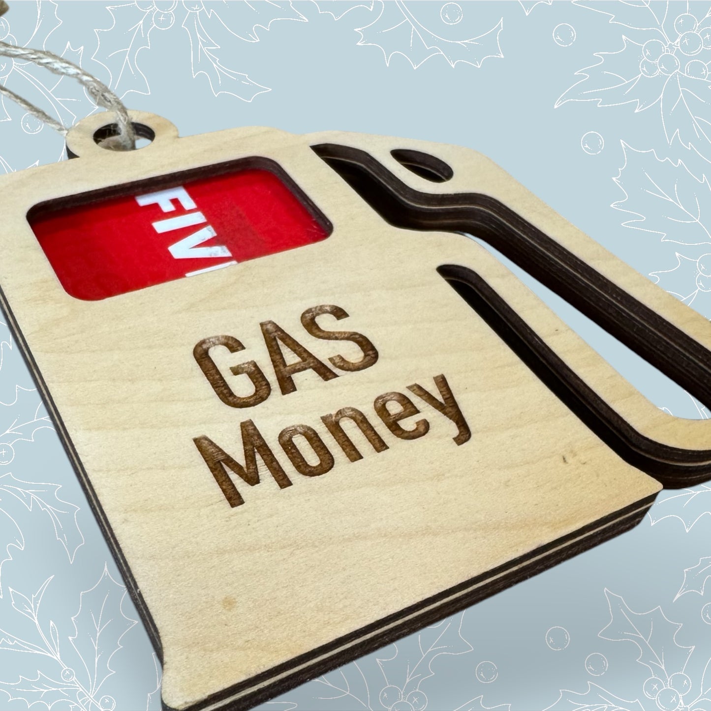 Gas Gift Card Holder Ornament