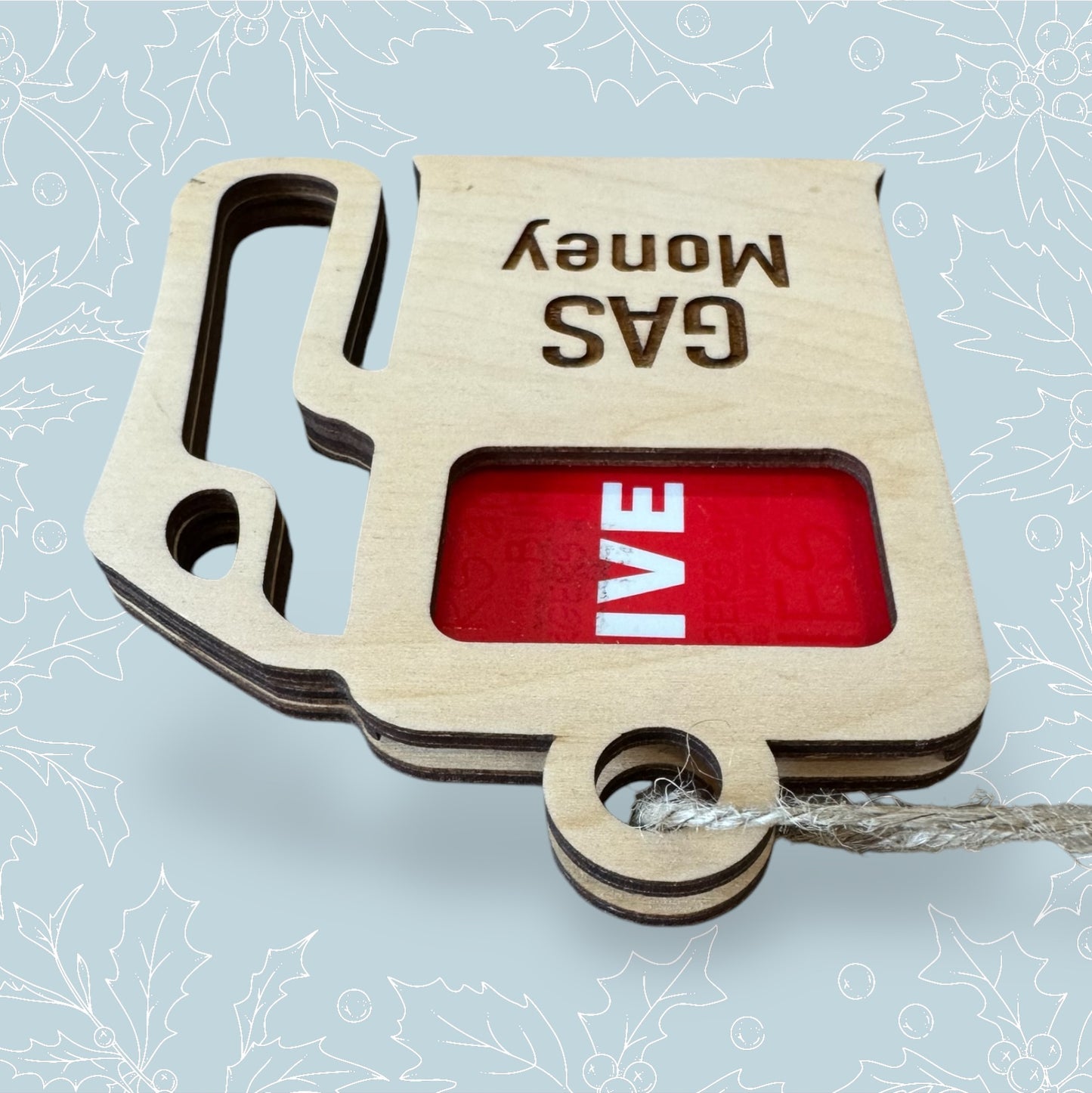 Gas Gift Card Holder Ornament