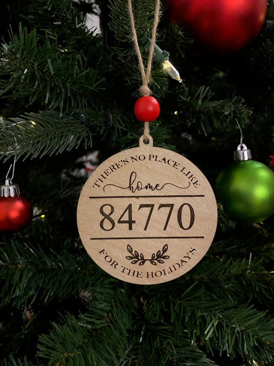 Personalized Zip Code Ornament